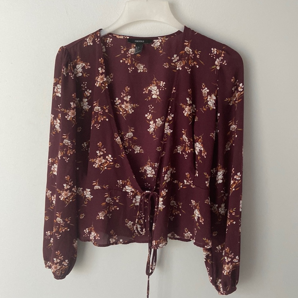 Blusa small burgundy